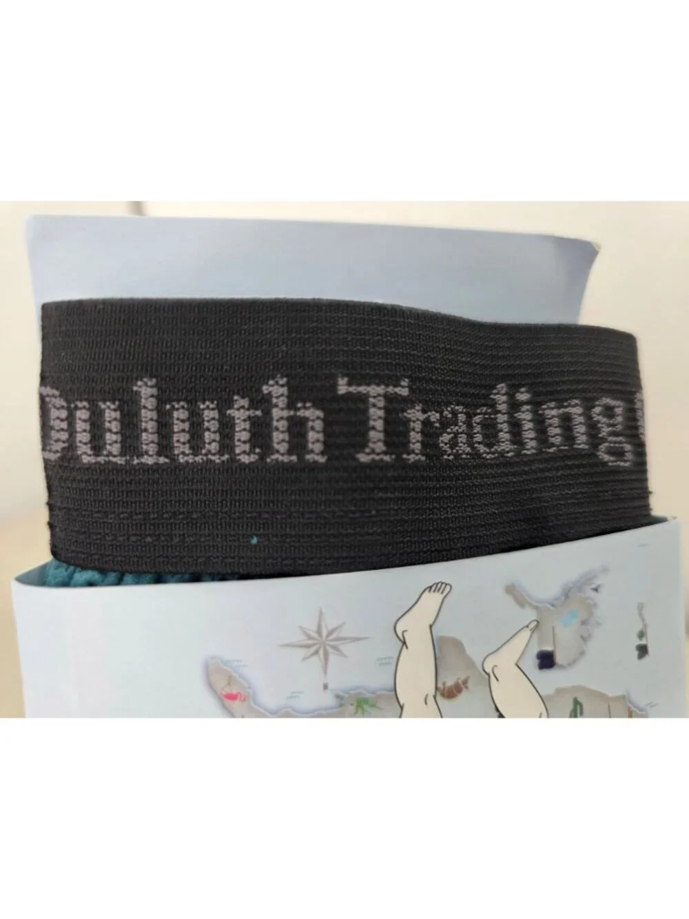 Duluth Trading Buck Naked Performance Boxer Briefs Mens M 32-34 NWT Teal Green